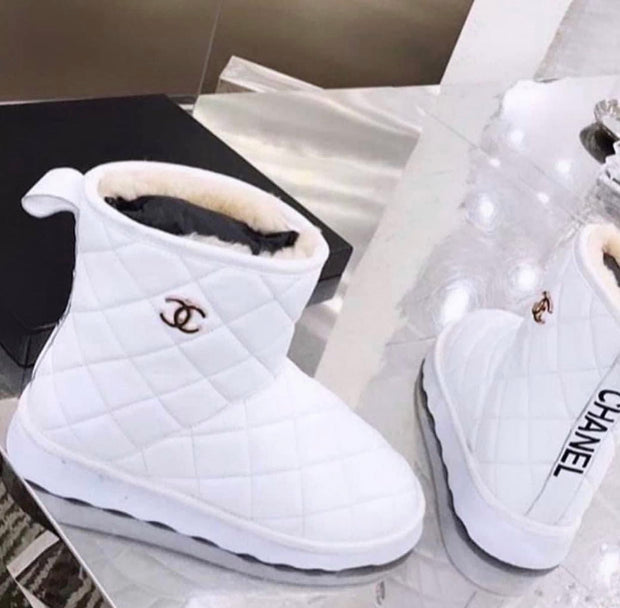 Chanel Winter Boots🤍 - Kelita's Kloset