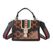 Velvet "Gucci" Inspired Handbag - Kelita's Kloset